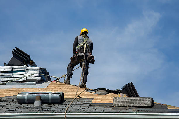 Professional Gutter Installation technician working in Ledgewood, NJ